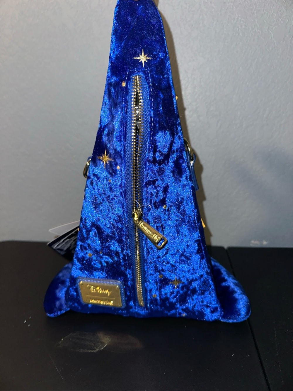 Loungefly Disney Fantasia Mickey Mouse Sorcerer Hat Figural Crossbody Bag New - Picture 5 of 8